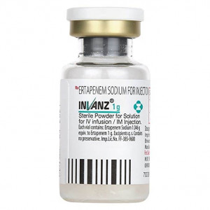 INVANZ 1 GM ( ERTAPENEM ) POWDER FOR IV INFUSION & IM INJECTION VIAL